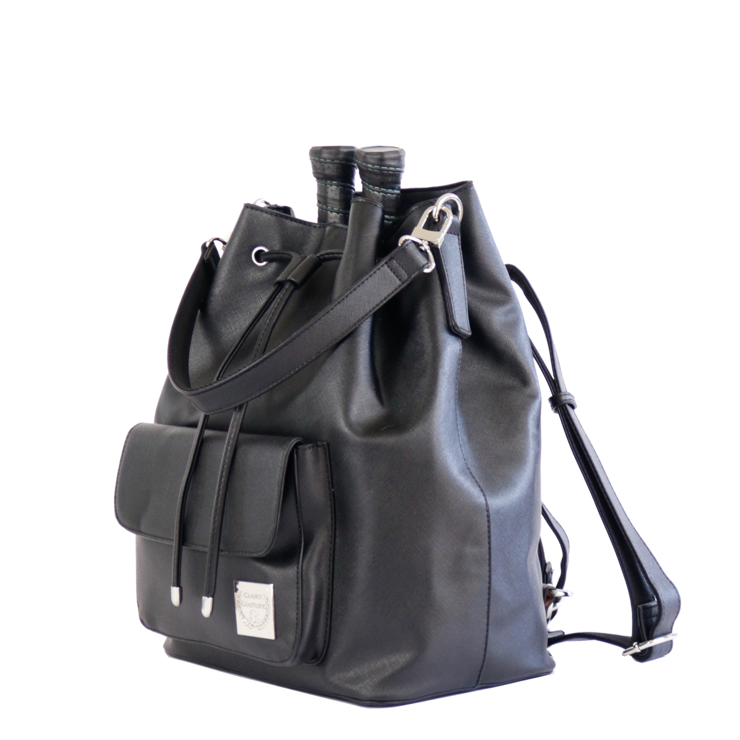 Pickleball Bucket Bag-Backpack Noir