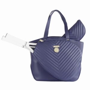 Cassanova Chevron Azure Tennis/Pickleball Bag, Final Sale