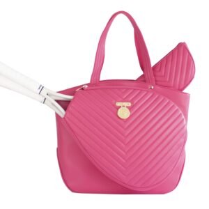 Cassanova Chevron Peony Tennis/Pickleball Bag, Final Sale