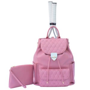 Hampton Embroidery Dusty Rose Tennis Backpack, Sold Out